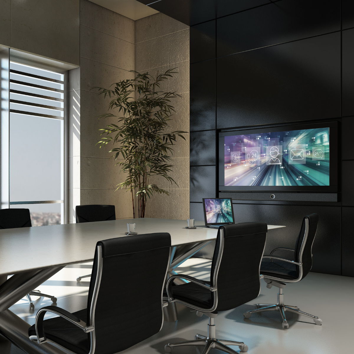 Stream S2 Pro - Wireless HDMI Presentation System - Laptop and Screen in Meeting Room | Marmitek