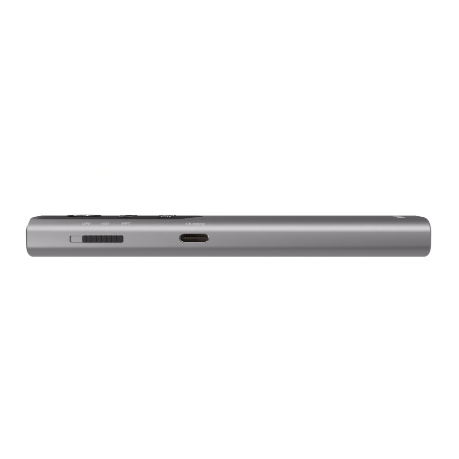 WPR400 - Wireless Presenter - Side View Image with VID/PPT selector | Marmitek