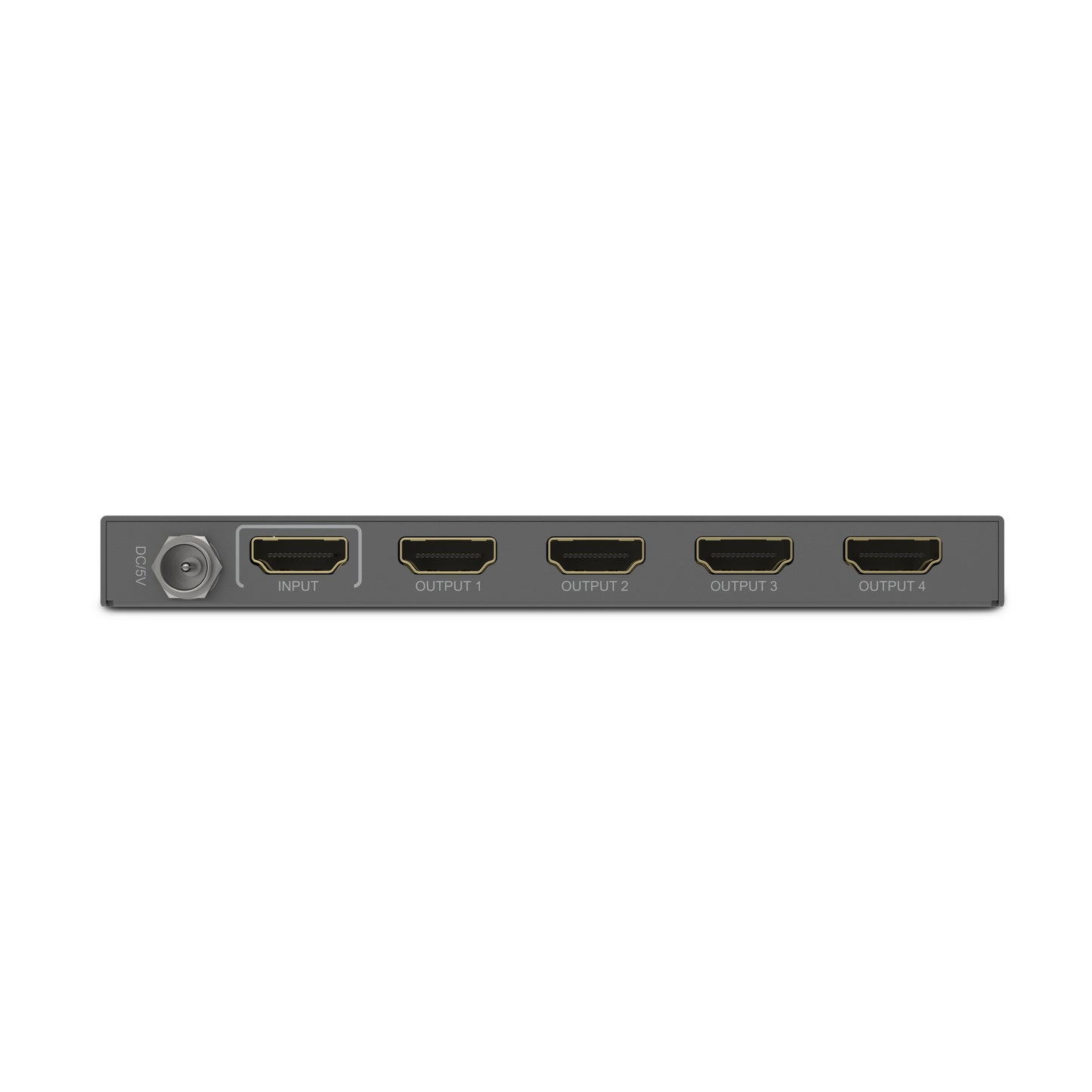 Split 614 Pro - HDMI splitter 1 in / 4 out - Connections Back | Marmitek