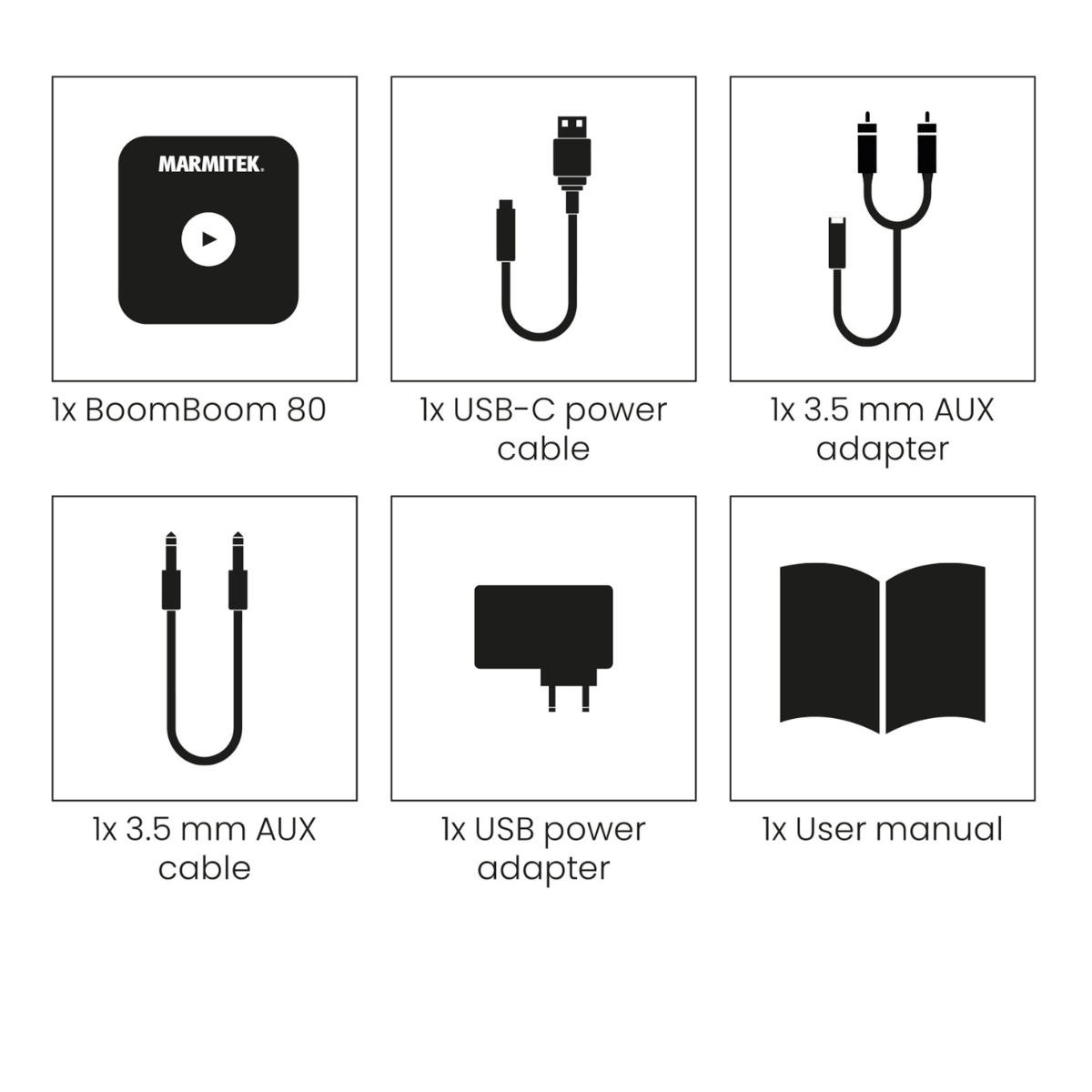 BoomBoom 80 - Bluetooth Receiver - Set Content Image | Marmitek