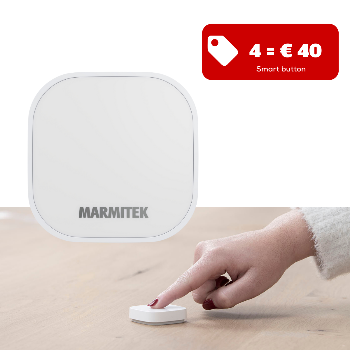 Push ME - Smart button - Senza fili - Attivazione scena - Zigbee 3.0