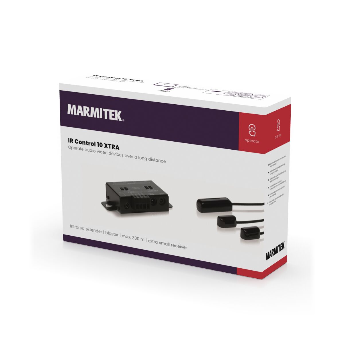 IR Control 10 XTRA - IR extender - 3D Packshot Image | Marmitek