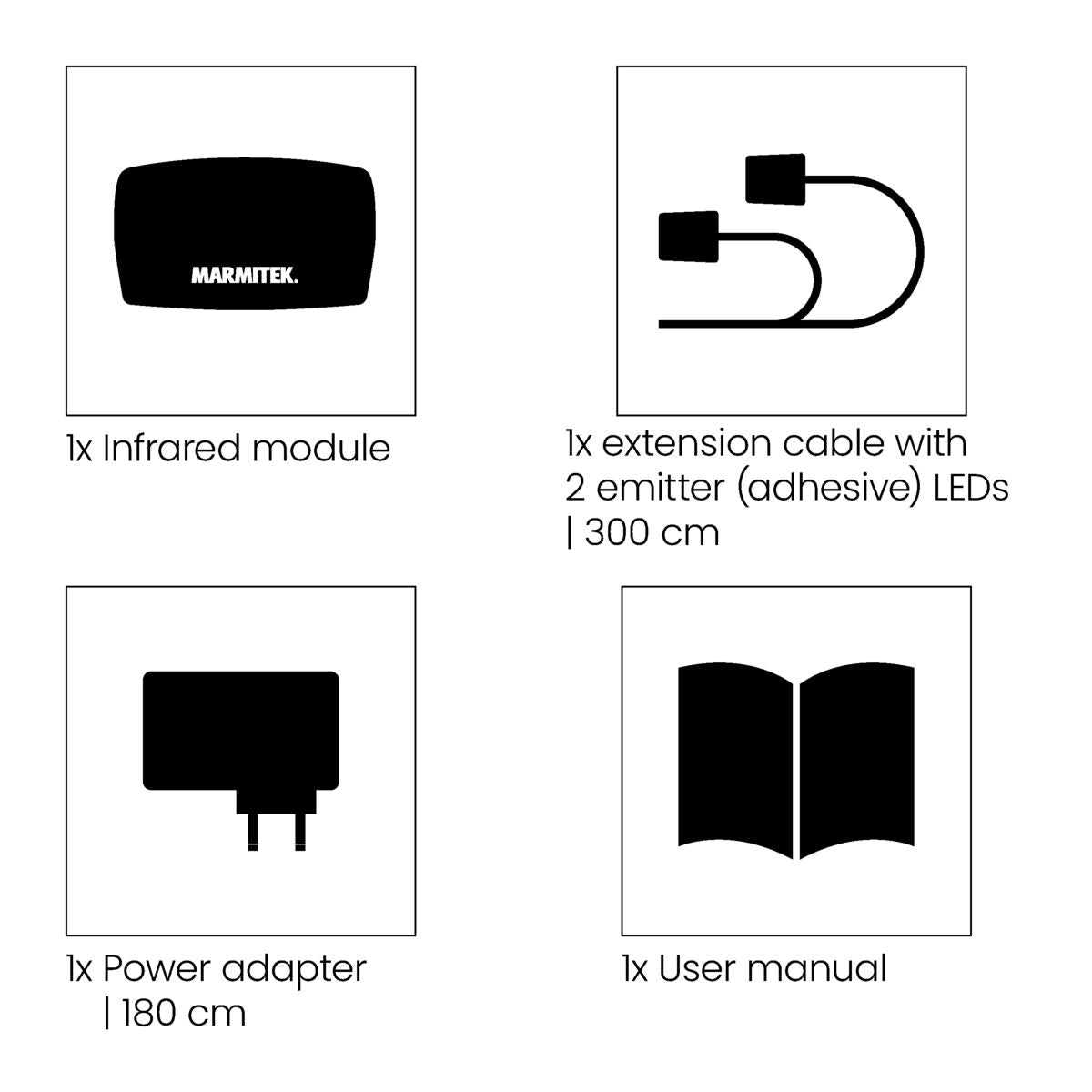 Invisible Control 2 - IR extender - Set Content Image | Marmitek