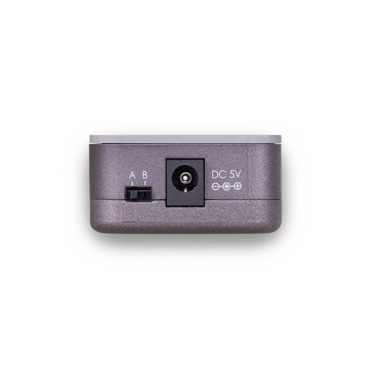 Connect TS21 - Optical Toslink switch 2 in / 1 out - Side View DC Power Connection | Marmitek | Marmitek