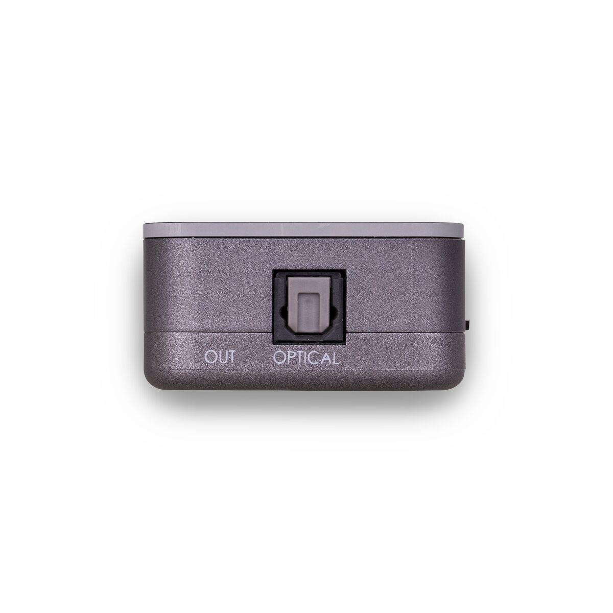 Connect TS21 - Optical Toslink switch 2 in / 1 out - Side View Audio OUT Connection | Marmitek