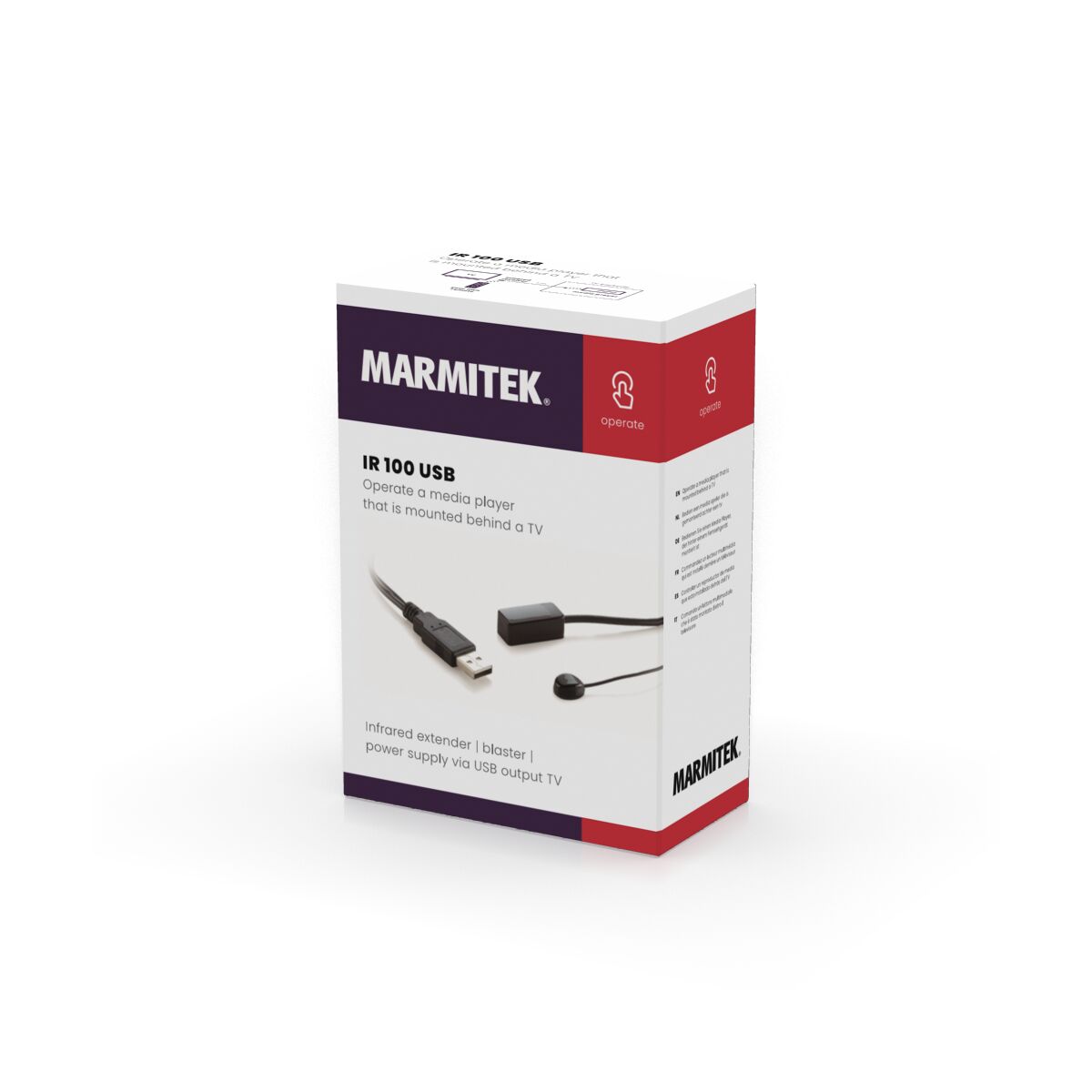 IR 100 USB - IR Extender - 3D Packshot Image | Marmitek