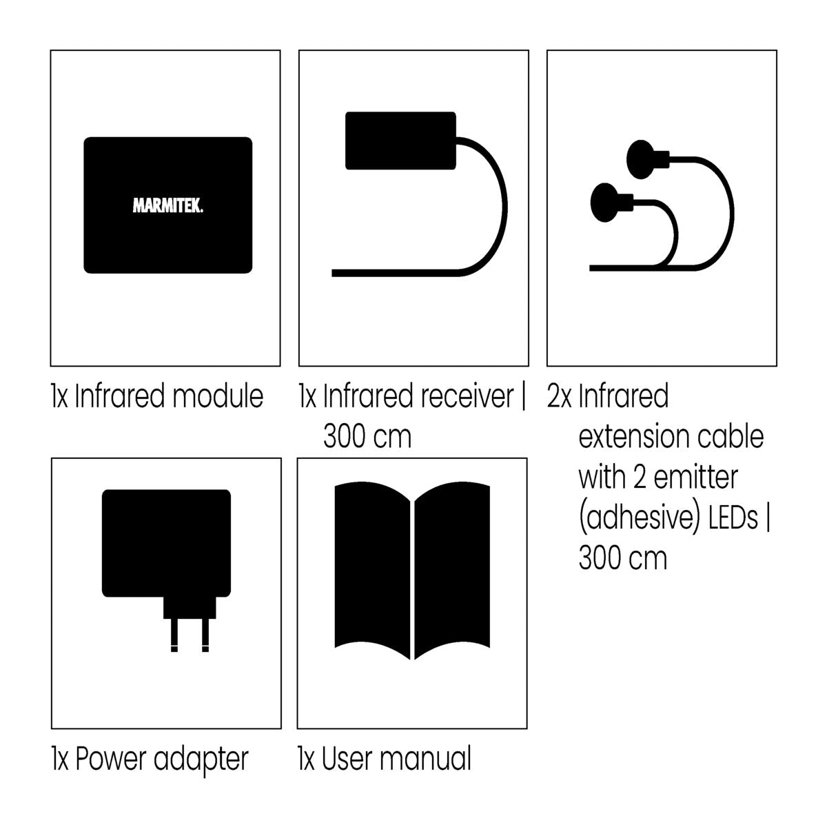 IR Control 10 - IR extender - Set Content Image | Marmitek