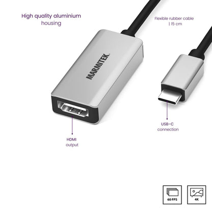 USB-C to HDMI adapter - Detail Image | Marmitek