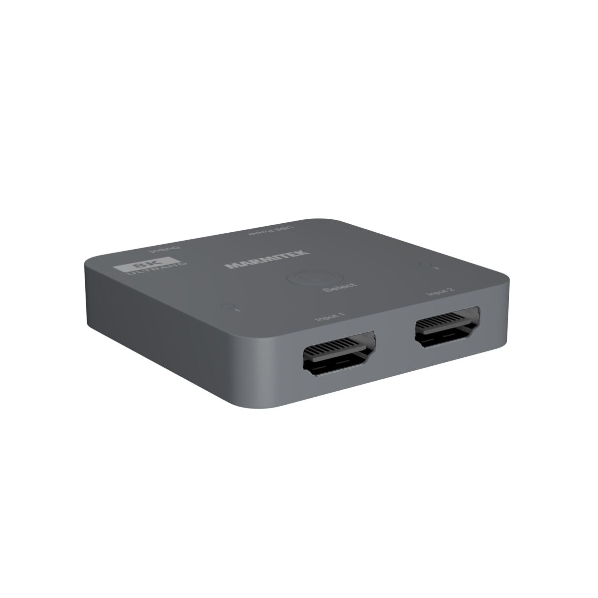 Connect 720 - HDMI switch 4K 120Hz, 8K 60Hz - 2 in / 1 out - Side View Image