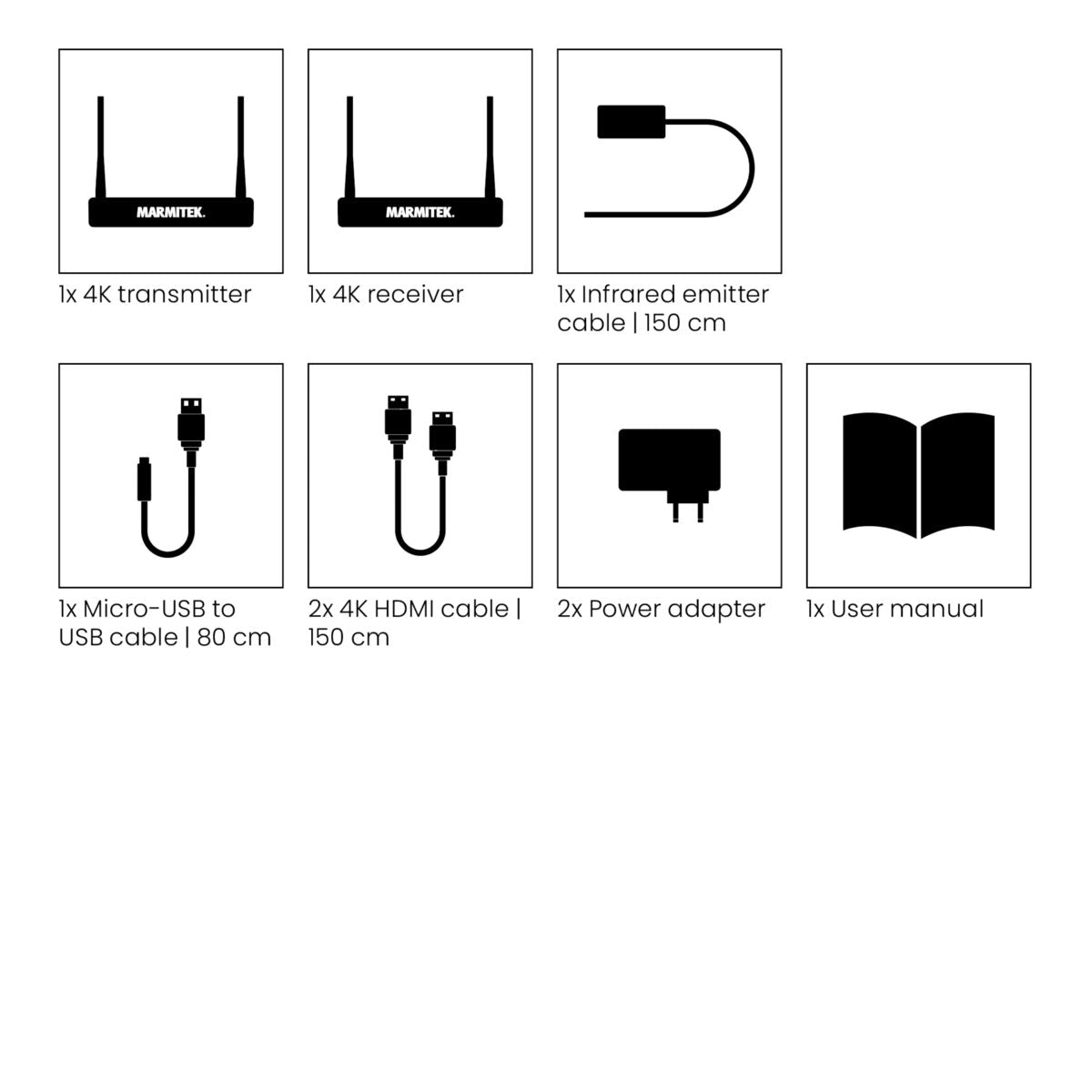 TV Anywhere Wireless 4K - Set Content Image | Marmitek