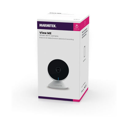 View ME - Wi-Fi indoor camera - 3D Packshot Image | Marmitek