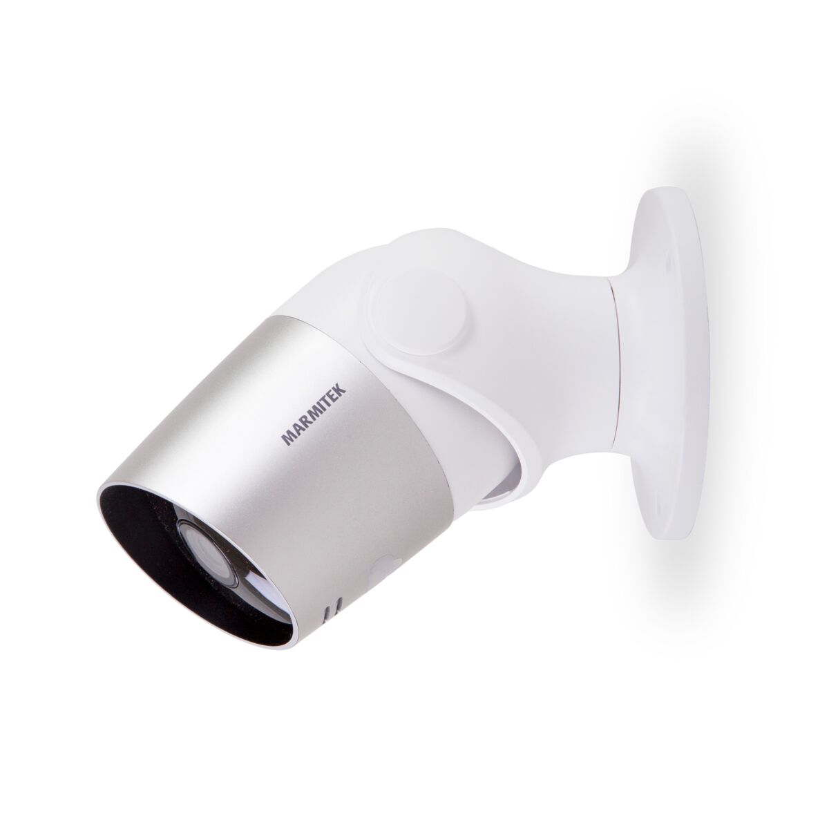 View MO - Wi-Fi camera outdoor - Side View Image with camera pointing left mounted on wall | Marmitek