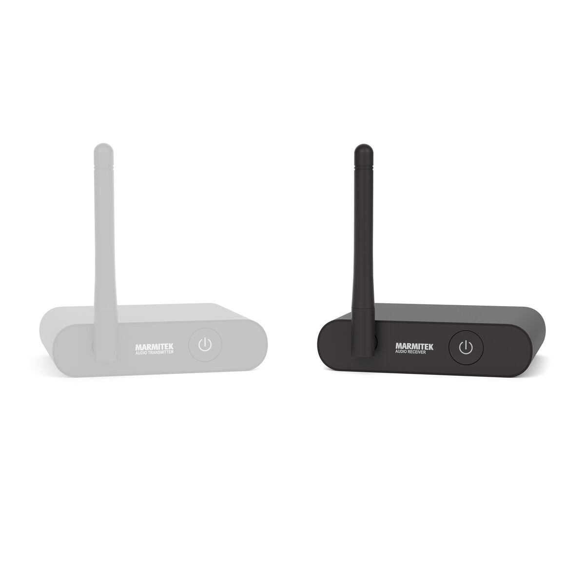 AA630 RX Extra receiver voor Audio Anywhere 630 - Receiver next to a faded Transmitter in set | Marmitek
