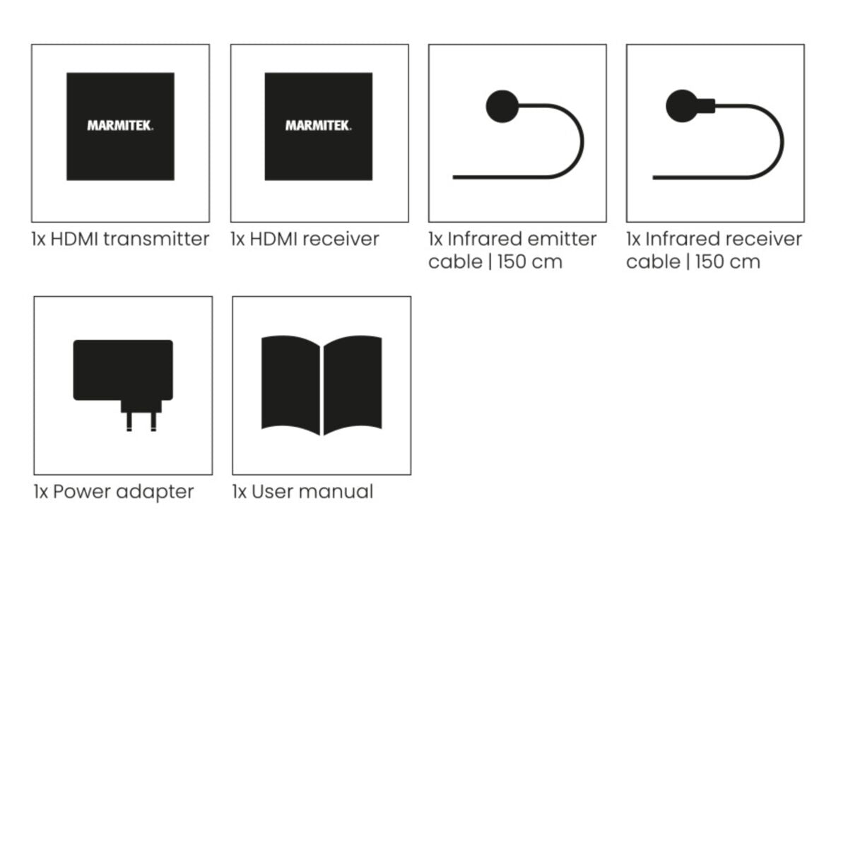 MegaView 67 Pro - HDMI Extender UTP - Set Content | Marmitek