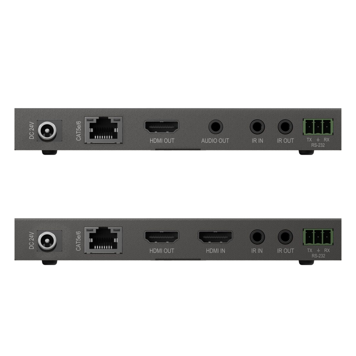 MegaView 251 Pro - HDMI Extender UTP - Connectons Back View Image | Marmitek