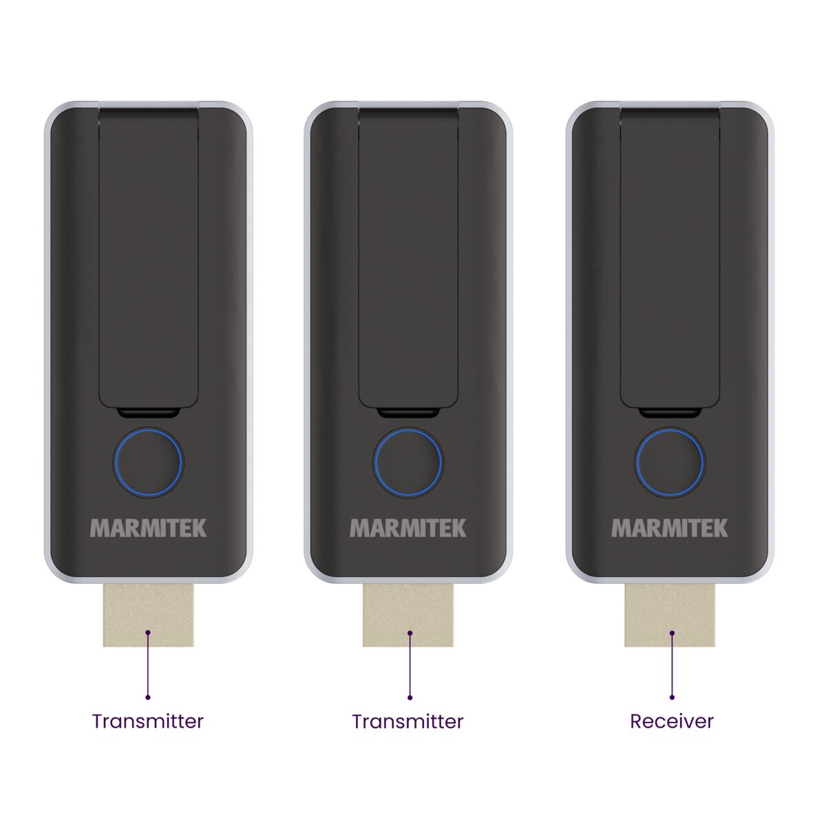 Stream S2 Pro/KIT - Wireless HDMI Presentation System - Top View Image | Marmitek