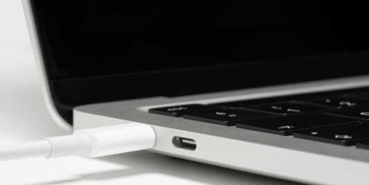 MacBook met een USB-C aansluiting - Marmitek