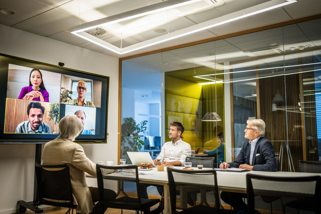 4K conference camera met microfoon voor hybride meetings