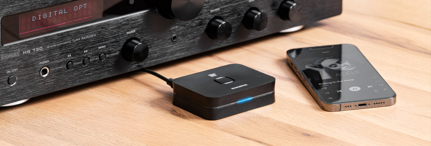 Récepteur émetteur Bluetooth 5.0, adaptateur audio sans fil portable pour  la télévision, système de son stéréo de musique de voiture à la maison