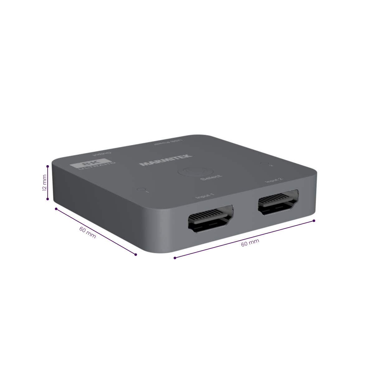 Marmitek Connect 720 8K Switch - - Voor 23.59u, morgen in huis Marmitek Connect 720 8K Switch - - Voor 23.59u, morgen in huis