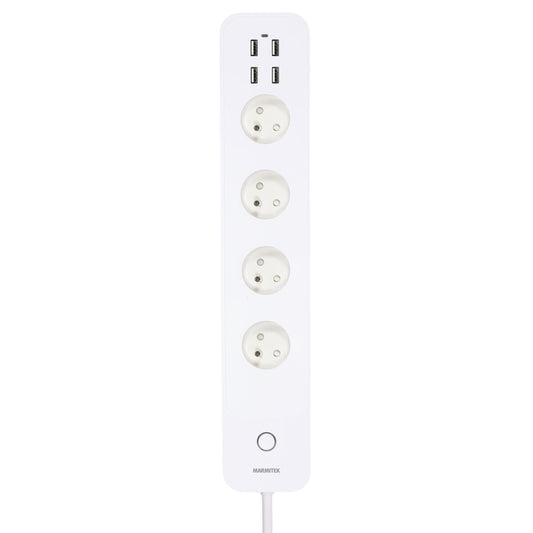 Power LI - Smart power strip - Energy meter - 4 AC - 3 USB - 1 USB-C - Quick Charge 3.0