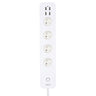 Power LI - Slimme stekkerdoos - Energiemeter - 4 AC - 4 USB