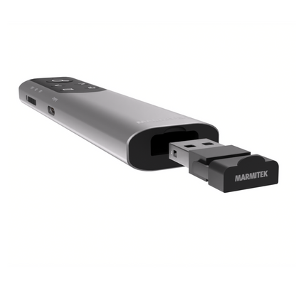 WPR400 - Wireless Presenter  - Side View Image iwth USB adapter outside the Wireless Presenter | Marmitek