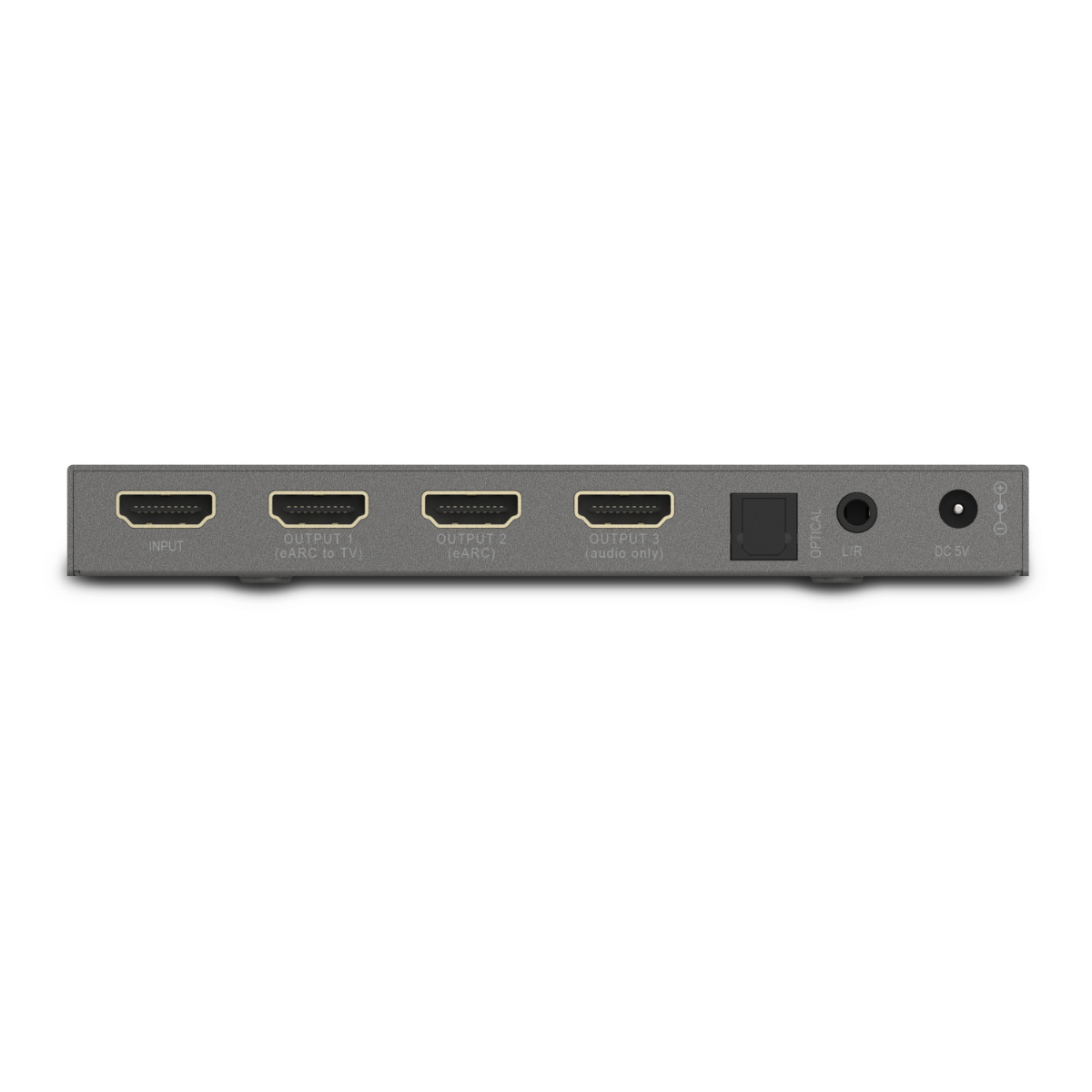 25008496 Connect AE34 - HDMI audio extractor - BackView Image | Marmitek