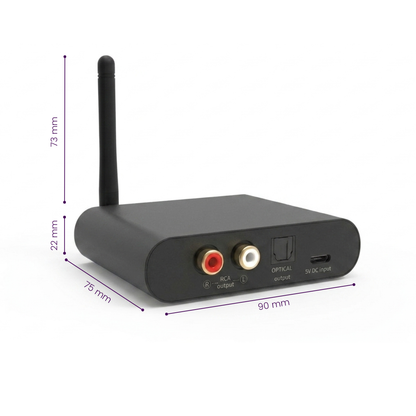 25008635 - Audio Anywhere 730 - AA730 RX - Extra receiver Audio Anywhere 730 - Dimensions Image | Marmitek