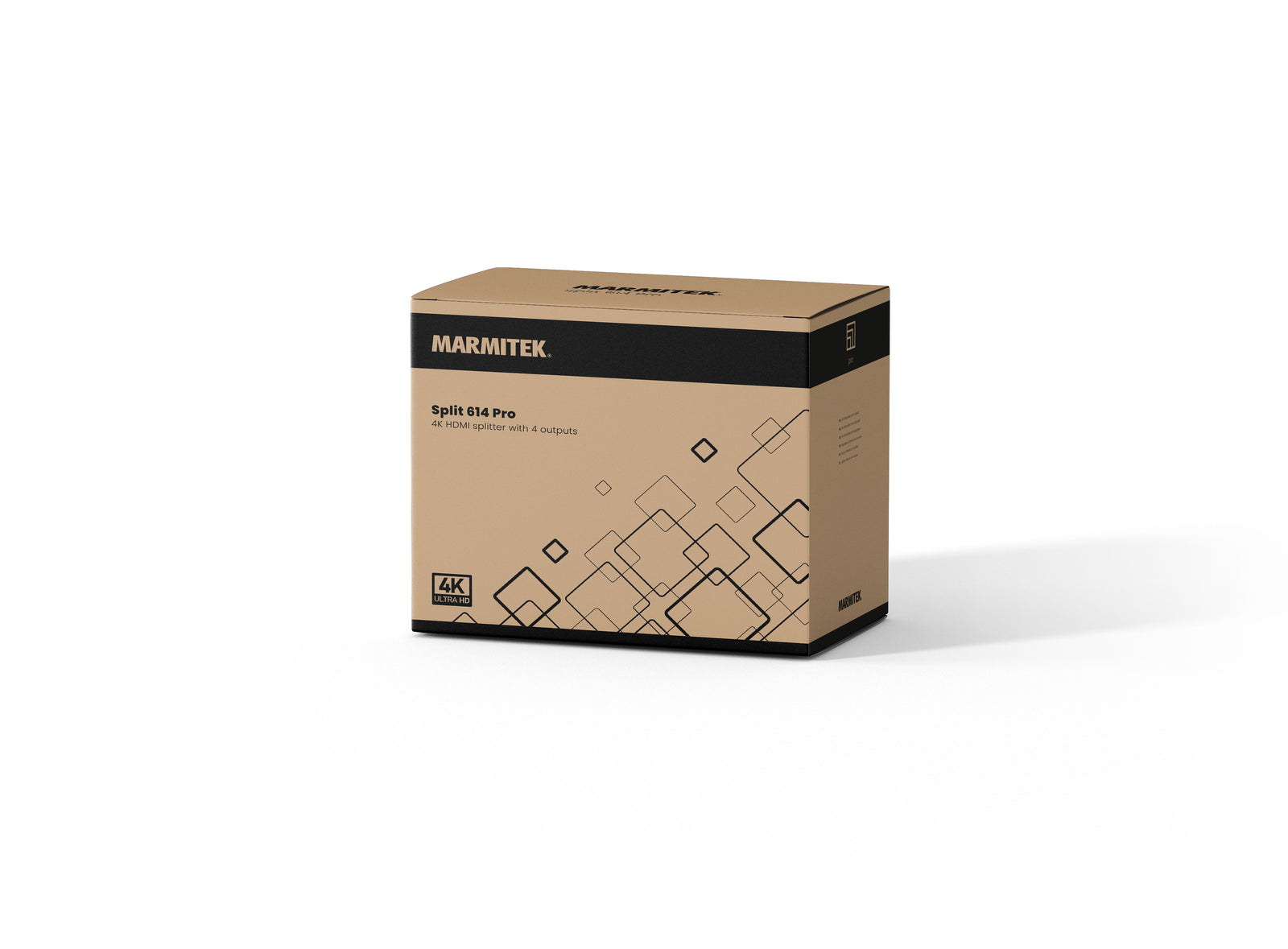 Split 614 Pro - HDMI splitter 4K - 3D packshot | Marmitek