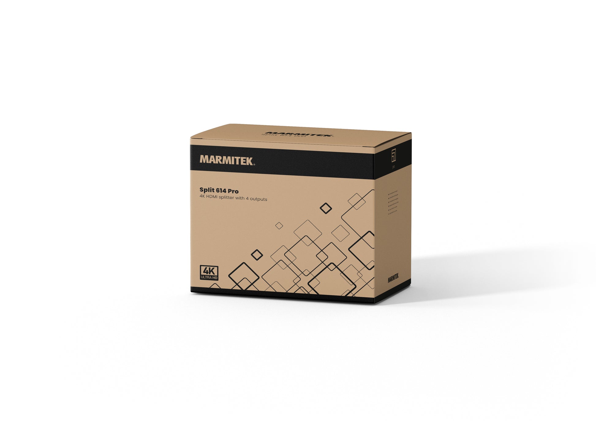 Split 614 Pro - HDMI splitter 4K - 3D packshot | Marmitek