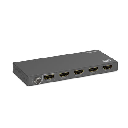 Split 614 Pro - HDMI splitter 1 in / 4 out - Connections Back View Image | Marmitek