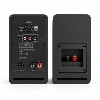 Soundex S300 - Altavoces activos de escritorio para TV, PC y música con HDMI ARC y Bluetooth 5.4