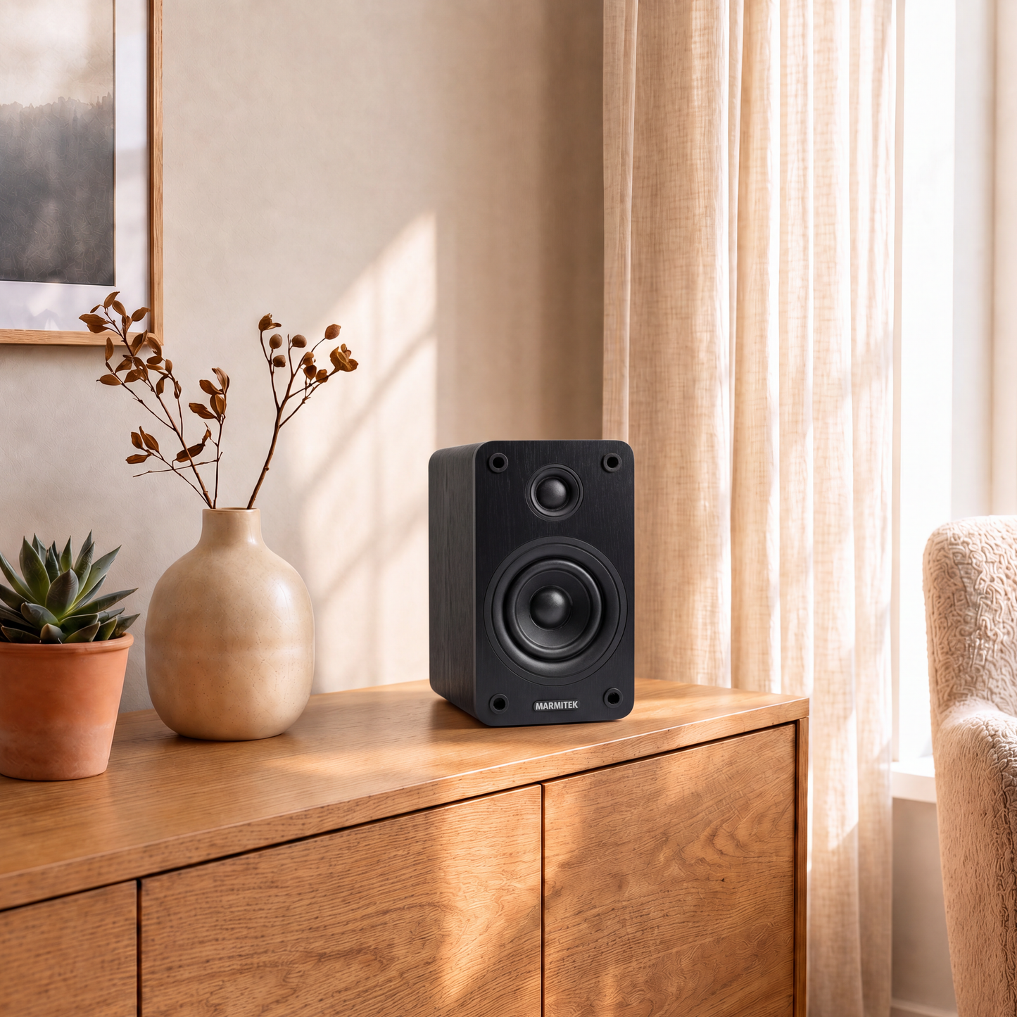 Soundex S300 - Altavoces activos de escritorio para TV, PC y música con HDMI ARC y Bluetooth 5.4