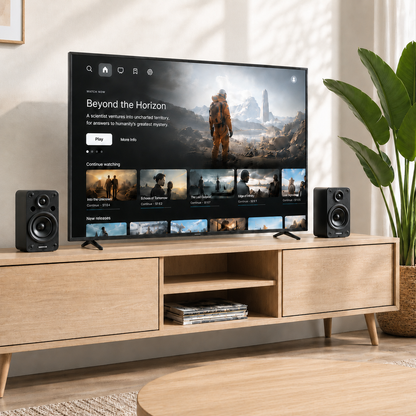 Soundex S300 - Altavoces activos de escritorio para TV, PC y música con HDMI ARC y Bluetooth 5.4