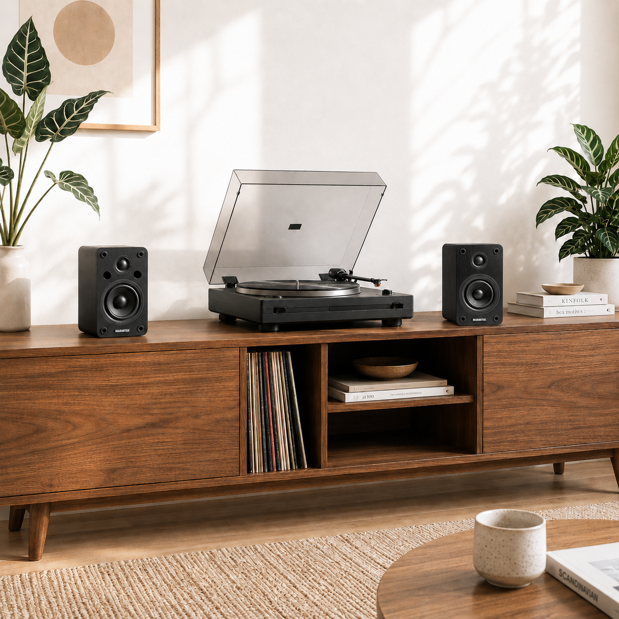 Soundex S300 - Altavoces activos de escritorio para TV, PC y música con HDMI ARC y Bluetooth 5.4