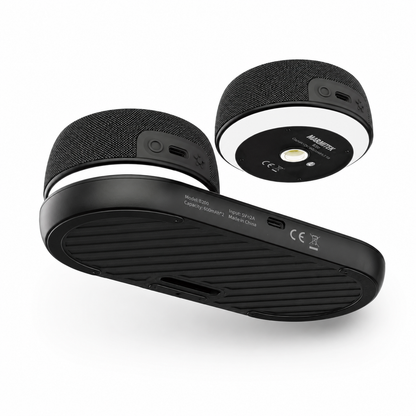 Soundex B200 - Altavoces Bluetooth con surround virtual y fijación magnética