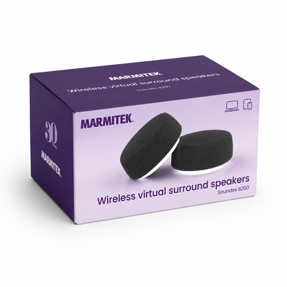 Soundex B200 - Altavoces Bluetooth con surround virtual y fijación magnética
