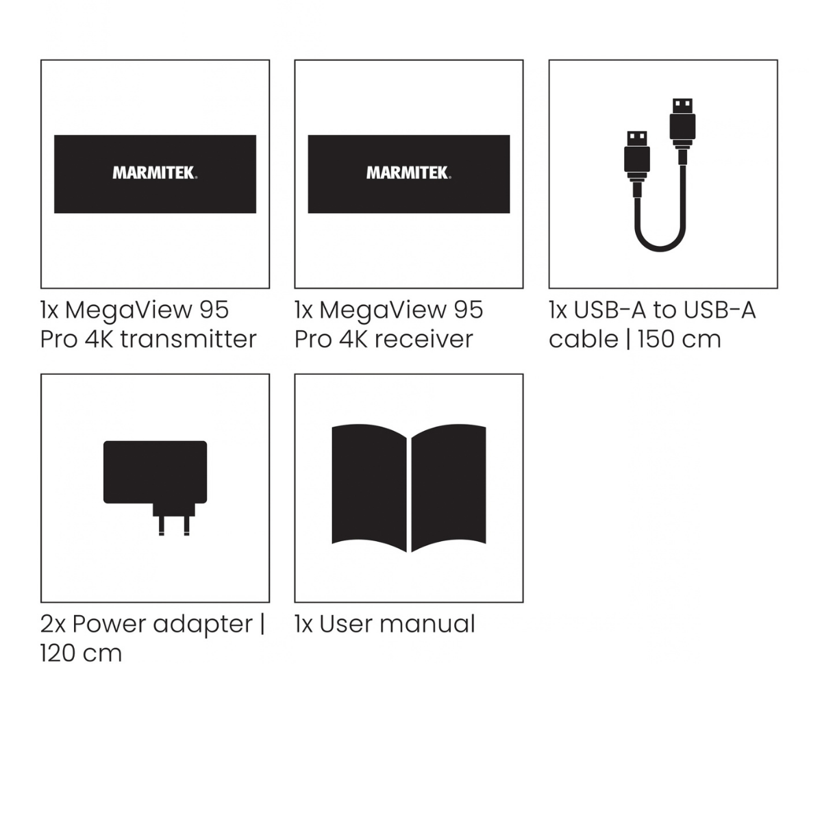 MegaView 95 Pro – Extender HDMI 4K over Ethernet con KVM