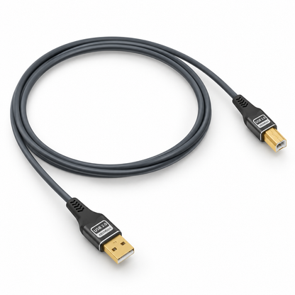 Oehlbach USB−A-auf-USB−B-Audiokabel – Anthrazit
