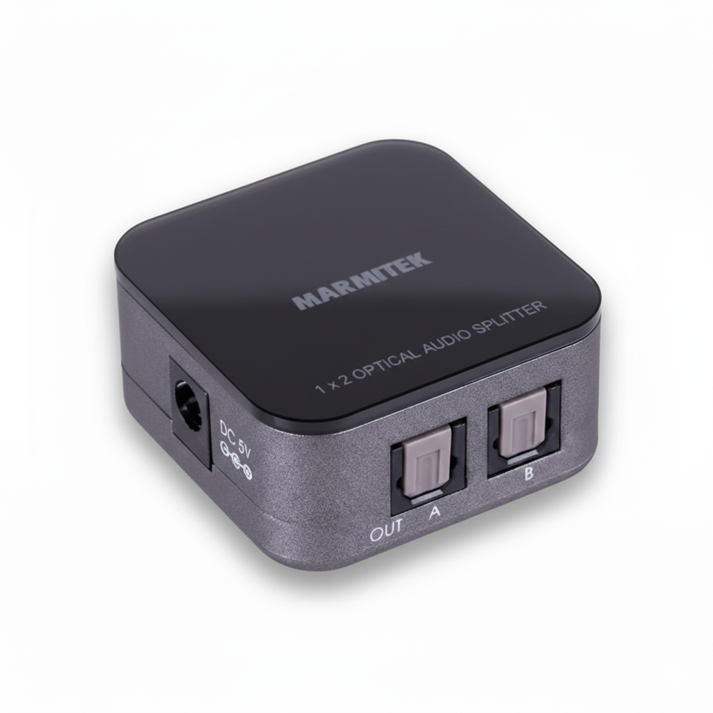 Connect TS12 - Optical Toslink splitter 1 in / 2 out - Product Image | Marmitek