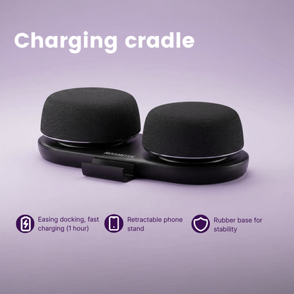 Soundex B200 - Virtual surround speakers with Bluetooth - Features Charging cradle | Marmitek