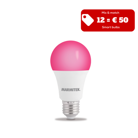 Glow MO - Slimme lamp - E27 - Bediening via app - Kleur