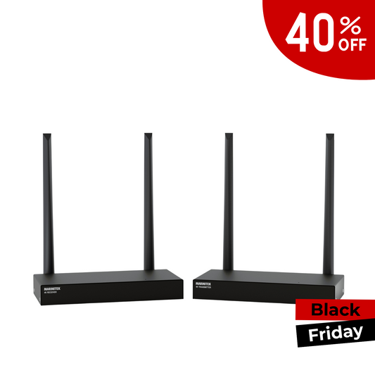 TV Anywhere Wireless 4K - Black Friday 40% off promo image | Marmitek