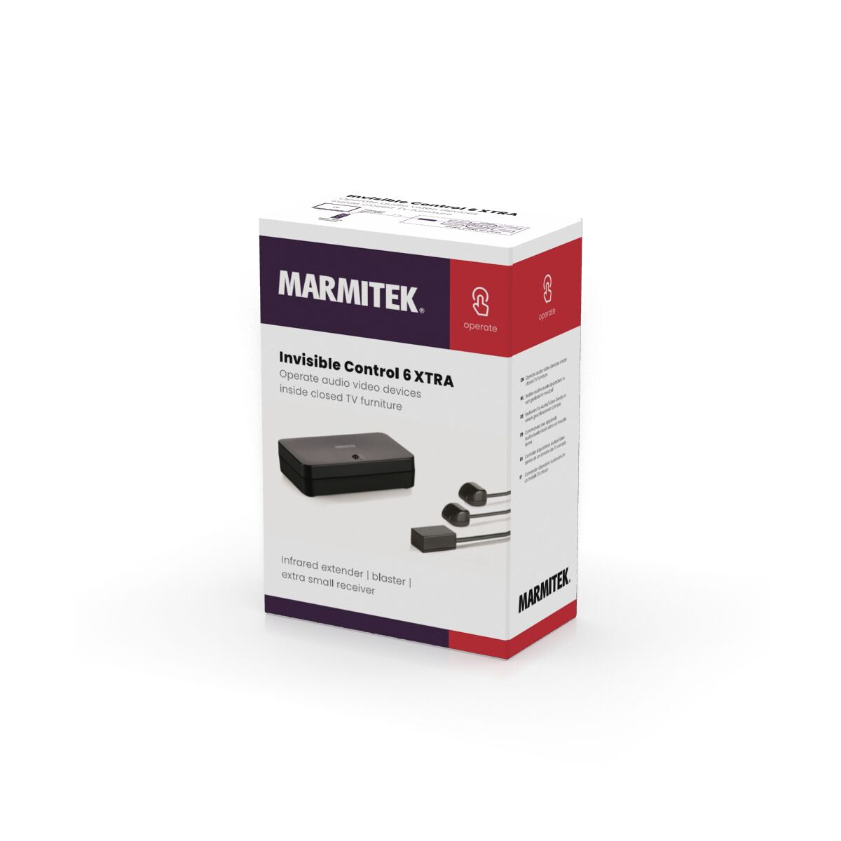 Invisible Control 6 XTRA - IR extender - 3D Packshot Image | Marmitek