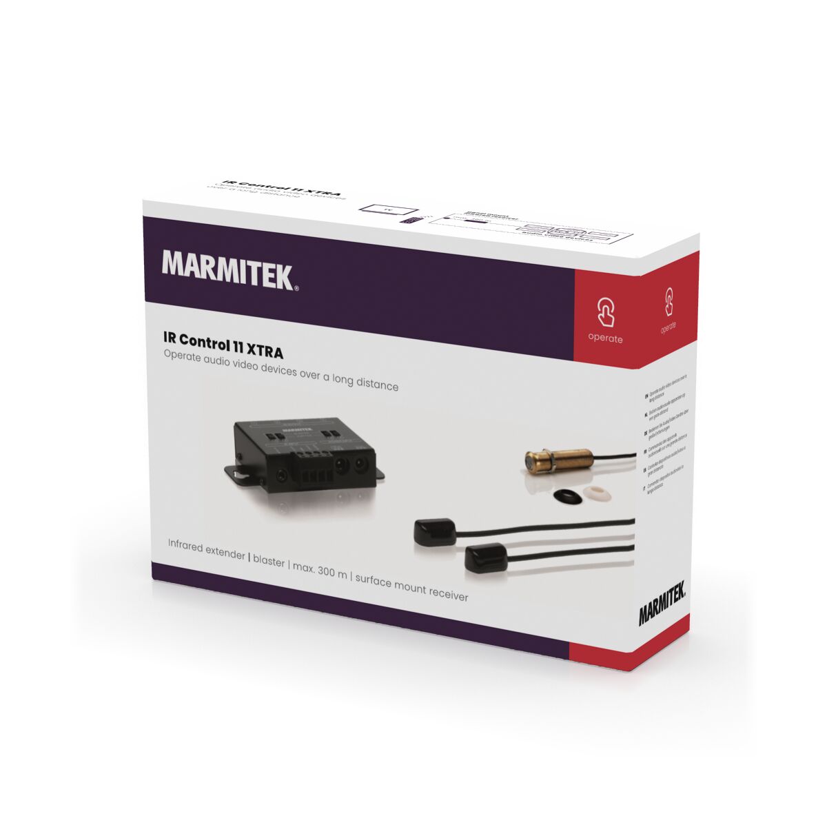 IR Control 11 XTRA - IR extender - 3D Packshot Image | Marmitek