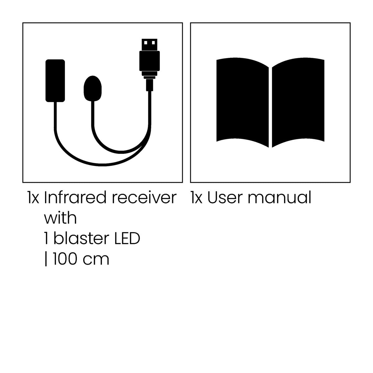IR 100 USB - Infrarood verlenger - USB gevoed - 1 app.