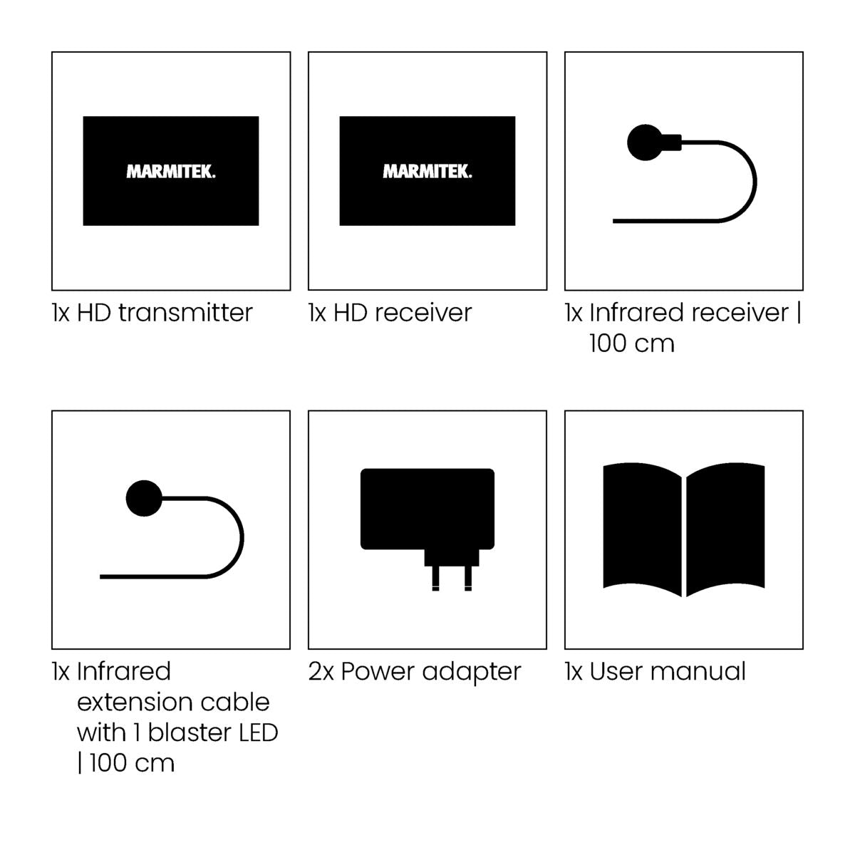 MegaView 91 - HDMI extender ethernet - 100-120 m - IR return