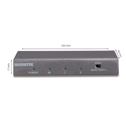 Split 612 UHD 2.0 - HDMI-Splitter 4K 60 Hz - 1 Eingang / 2 Ausgänge