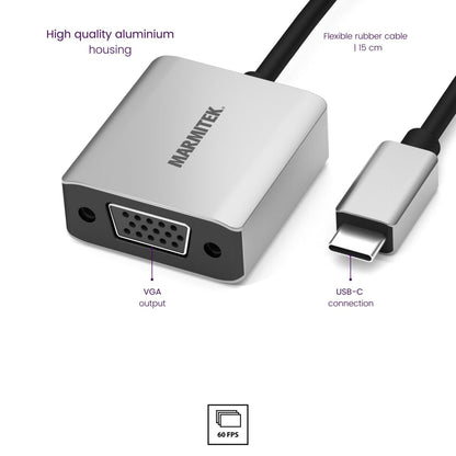 Connect USB C > VGA - USB-C auf VGA Adapter
